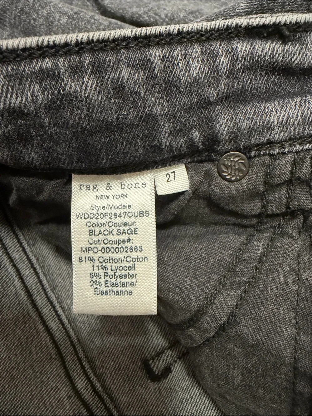 Rag & Bone New York Jeans - Picture 6 of 7